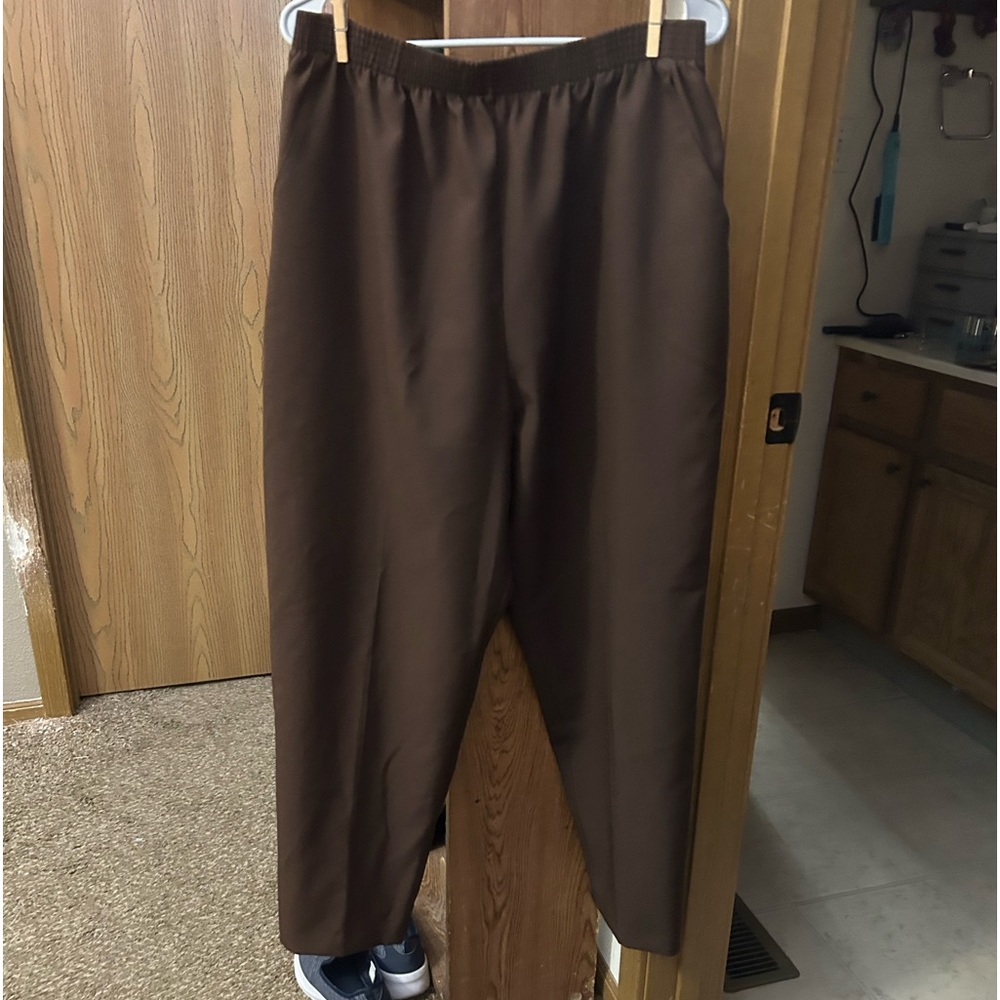 Women’s dress pants. Brown color. Rarely worn.
